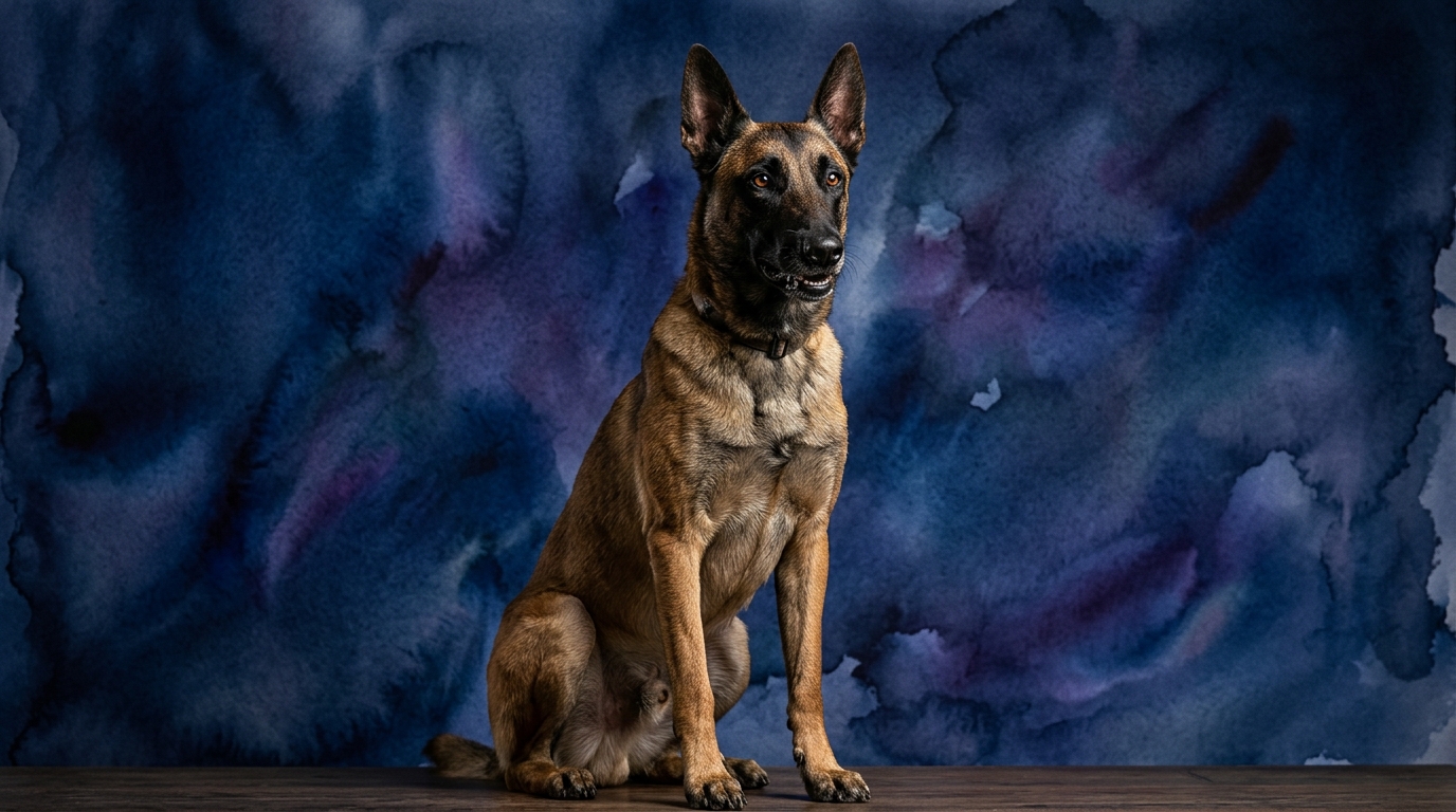 Belgian Malinois dog portrait — Belgian Malinois cognitive intelligence profile, Pet IQ Lab