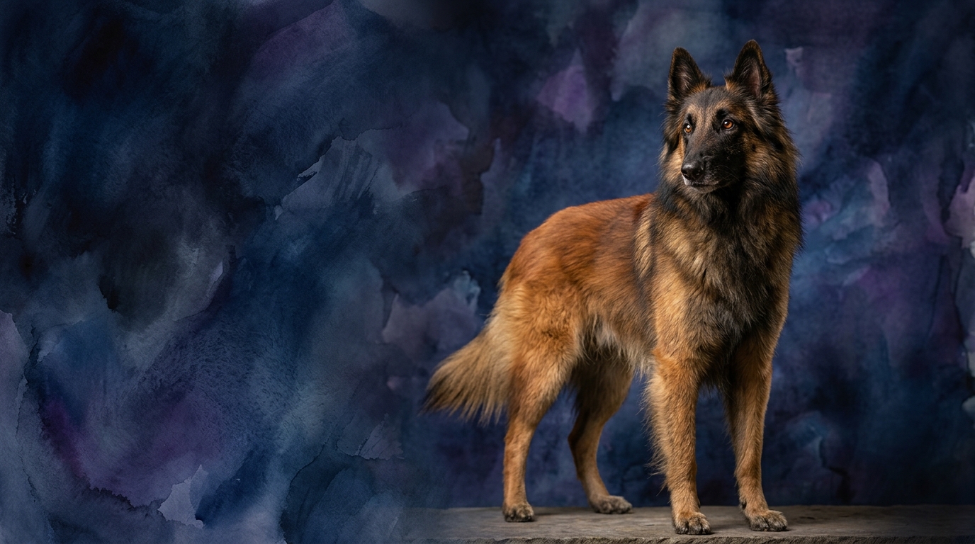 Belgian Tervuren dog portrait — Belgian Tervuren cognitive intelligence profile, Pet IQ Lab