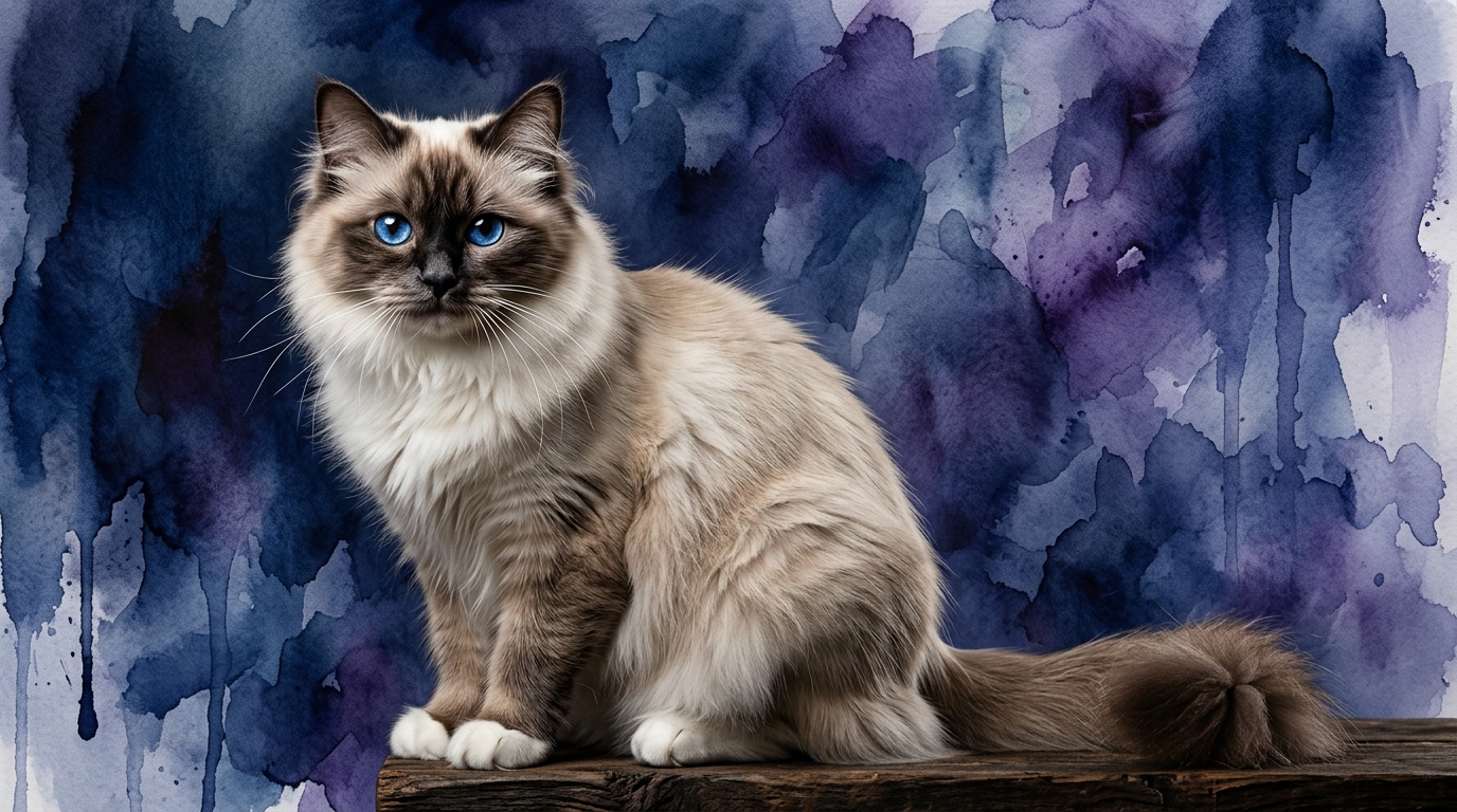 Birman cat portrait — Birman cognitive intelligence profile, Pet IQ Lab