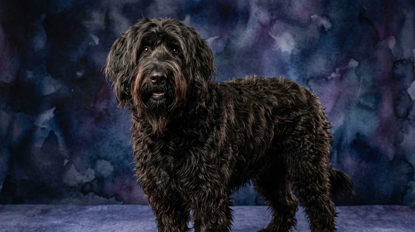 Briard dog portrait — Briard cognitive intelligence profile, Pet IQ Lab