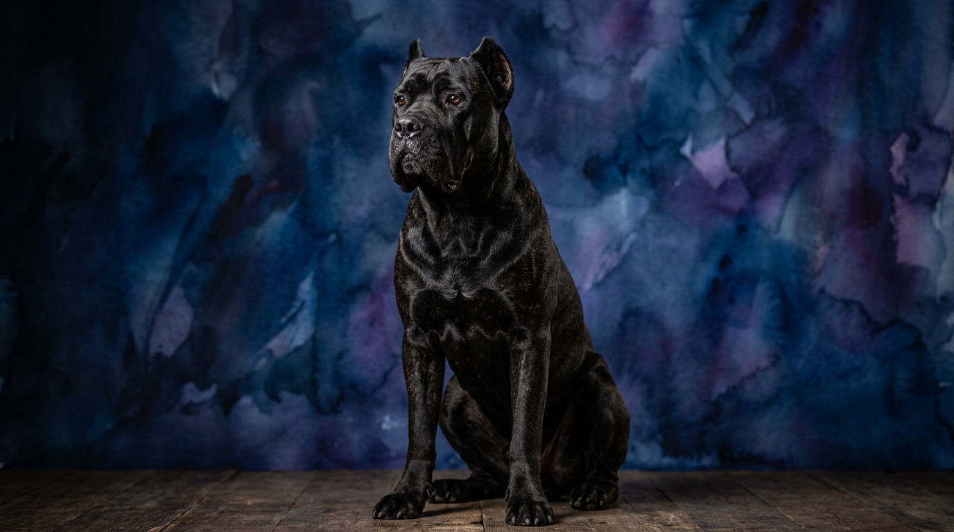 Cane Corso dog portrait — Cane Corso cognitive intelligence profile, Pet IQ Lab