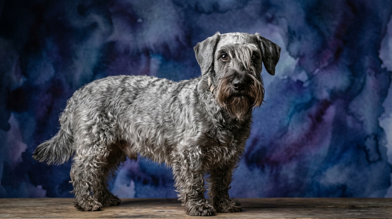 Cesky Terrier dog portrait — Cesky Terrier cognitive intelligence profile, Pet IQ Lab