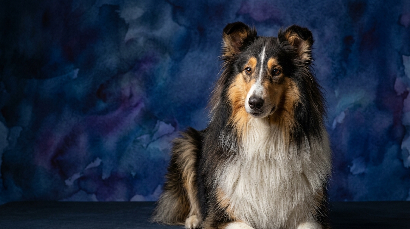 Collie dog portrait — Collie cognitive intelligence profile, Pet IQ Lab