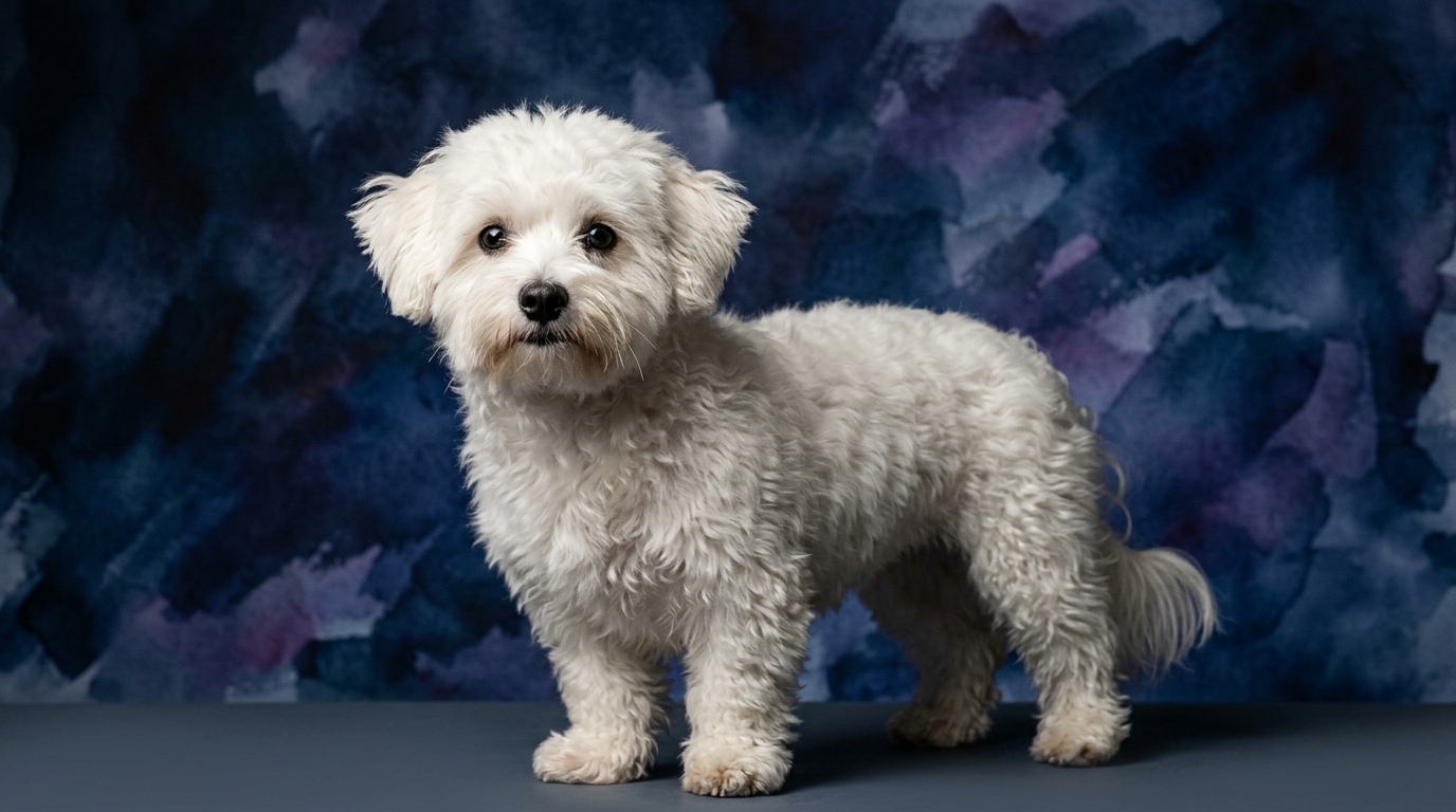 Coton De Tulear dog portrait — Coton De Tulear cognitive intelligence profile, Pet IQ Lab