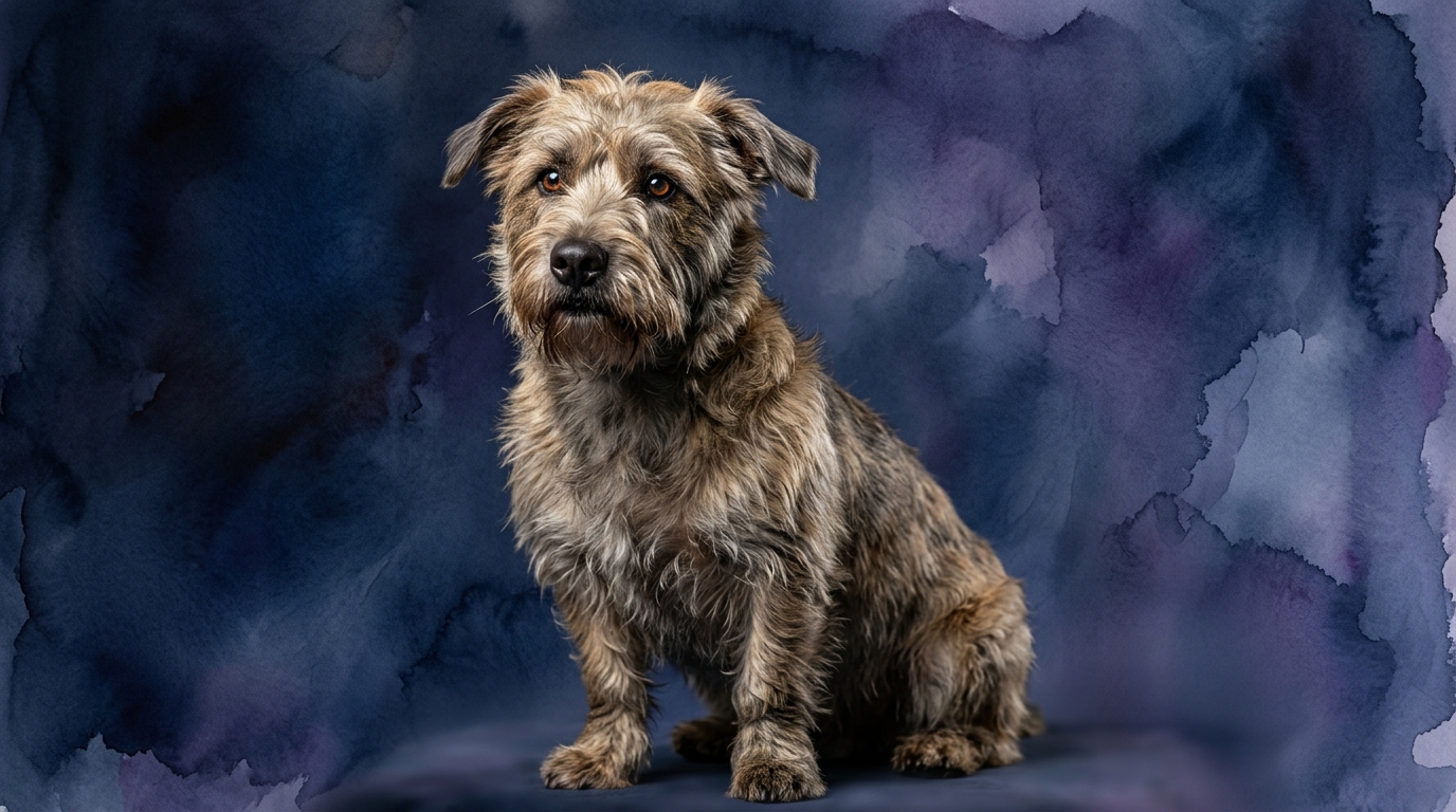 Glen Of Imaal Terrier dog portrait — Glen Of Imaal Terrier cognitive intelligence profile, Pet IQ Lab