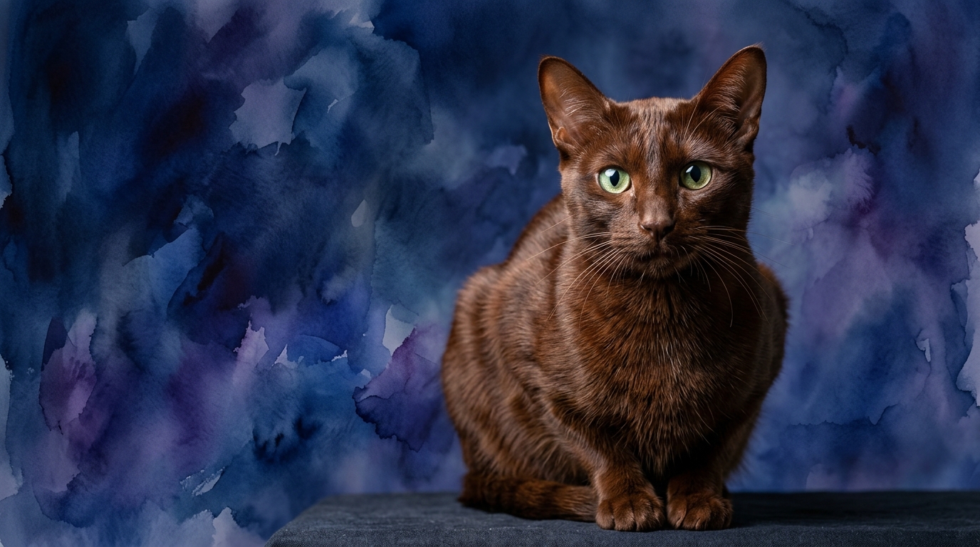 Havana Brown cat portrait — Havana Brown cognitive intelligence profile, Pet IQ Lab