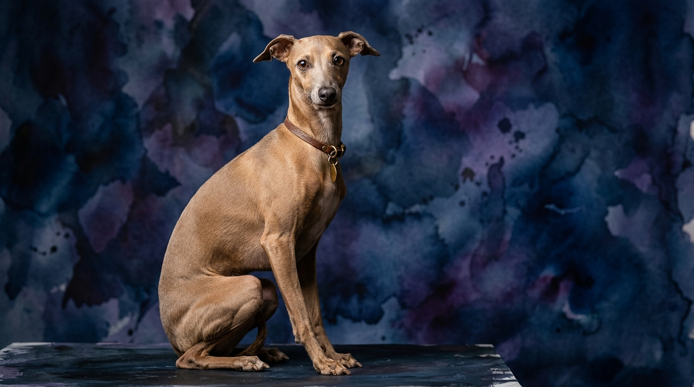 Italian Greyhound dog portrait — Italian Greyhound cognitive intelligence profile, Pet IQ Lab