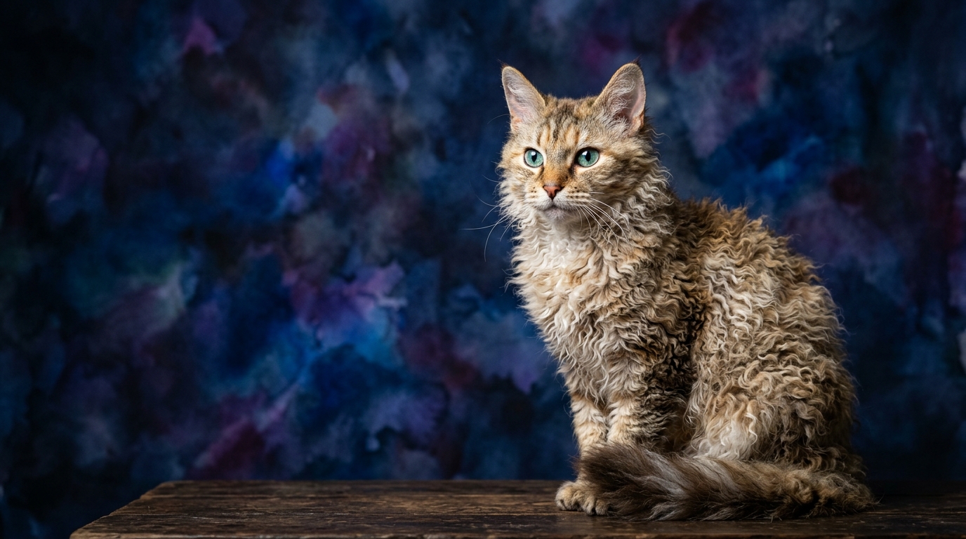 Laperm cat portrait — Laperm cognitive intelligence profile, Pet IQ Lab