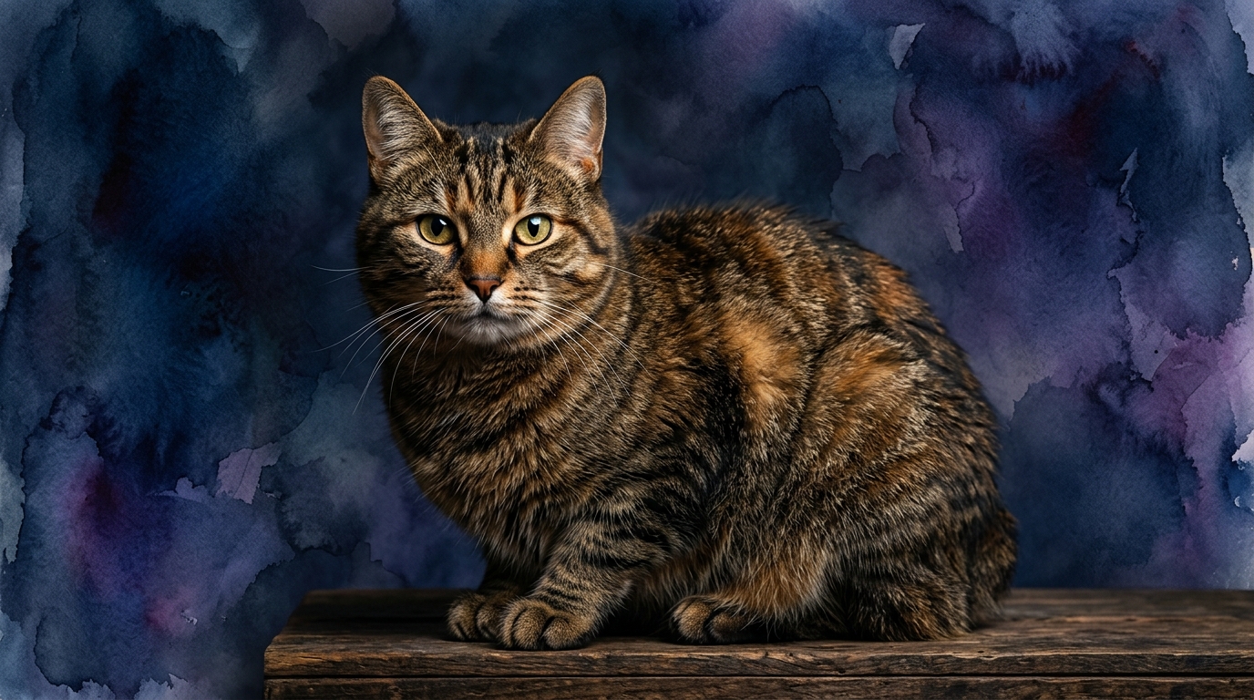 Manx cat portrait — Manx cognitive intelligence profile, Pet IQ Lab