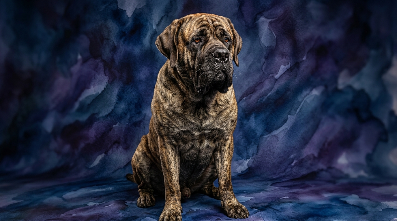 Mastiff dog portrait — Mastiff cognitive intelligence profile, Pet IQ Lab