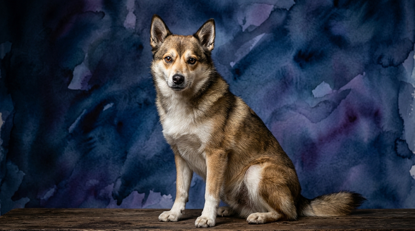 Norwegian Lundehund dog portrait — Norwegian Lundehund cognitive intelligence profile, Pet IQ Lab