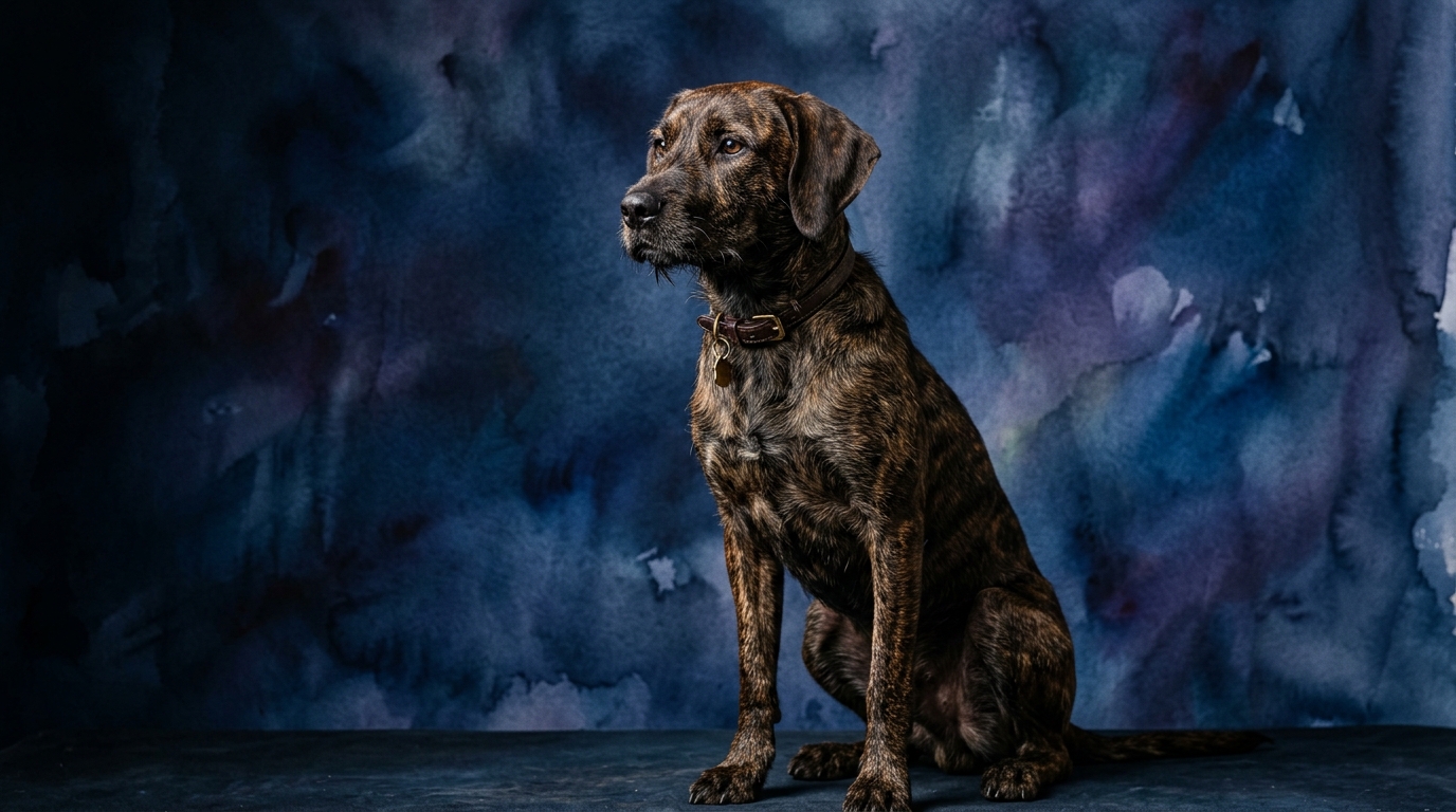 Plott Hound dog portrait — Plott Hound cognitive intelligence profile, Pet IQ Lab