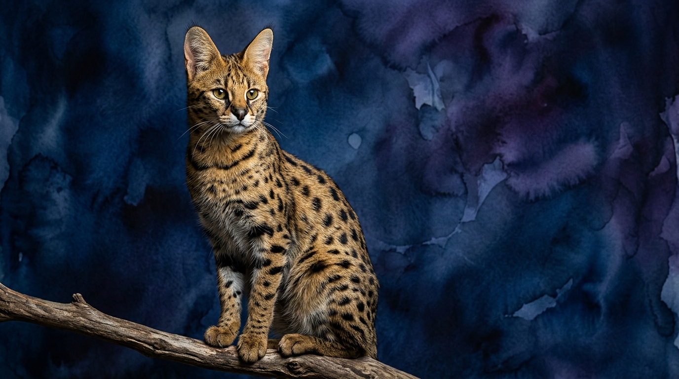 Savannah cat portrait — Savannah cognitive intelligence profile, Pet IQ Lab