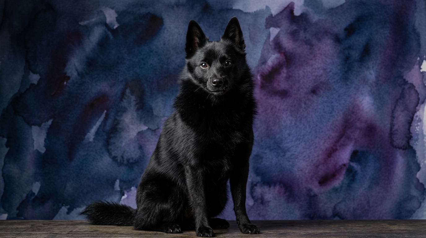 Schipperke dog portrait — Schipperke cognitive intelligence profile, Pet IQ Lab