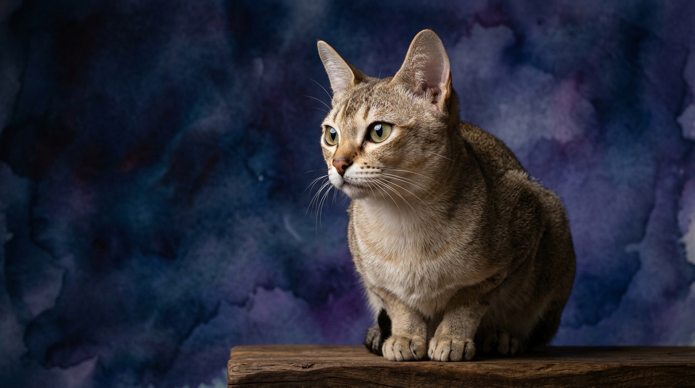Singapura cat portrait — Singapura cognitive intelligence profile, Pet IQ Lab