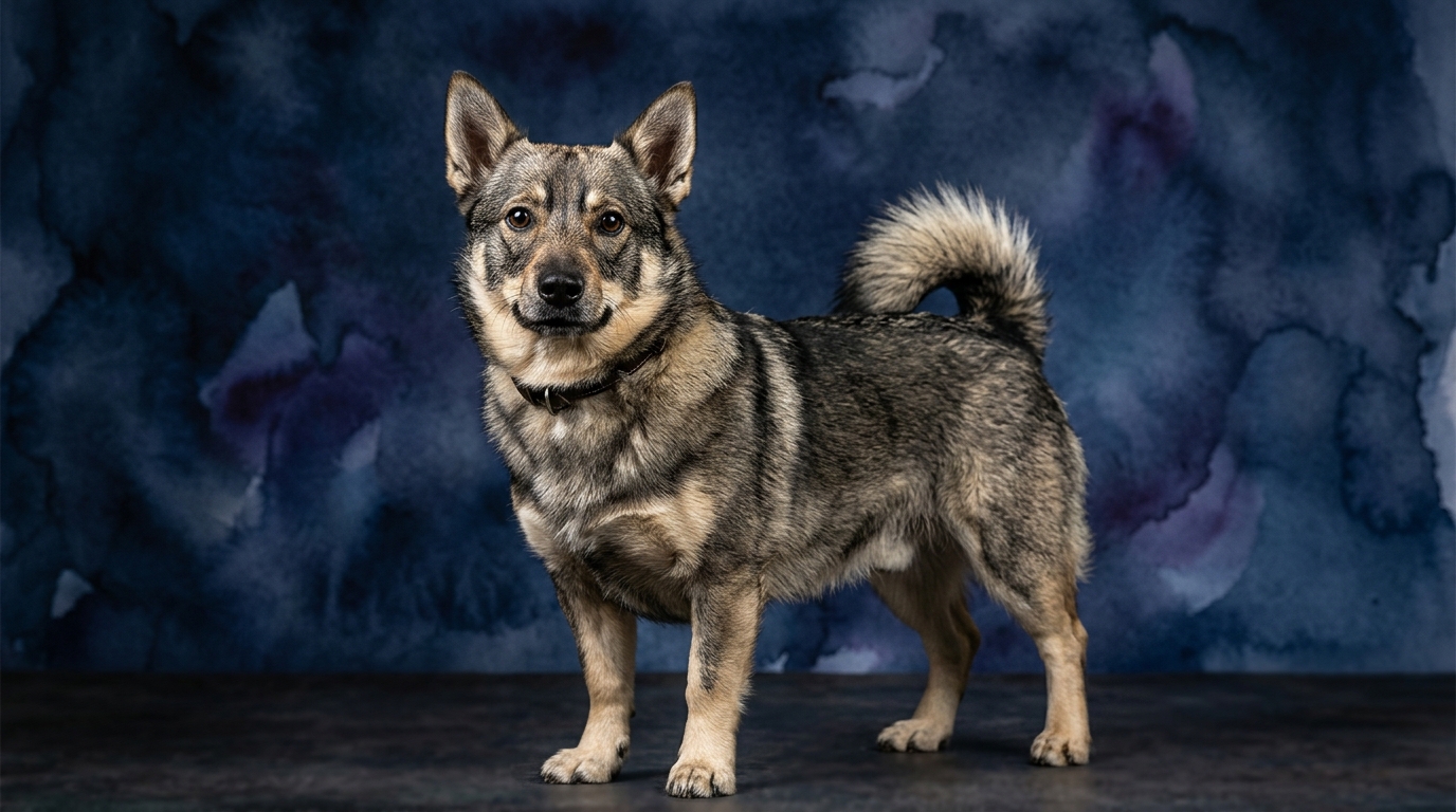 Swedish Vallhund dog portrait — Swedish Vallhund cognitive intelligence profile, Pet IQ Lab