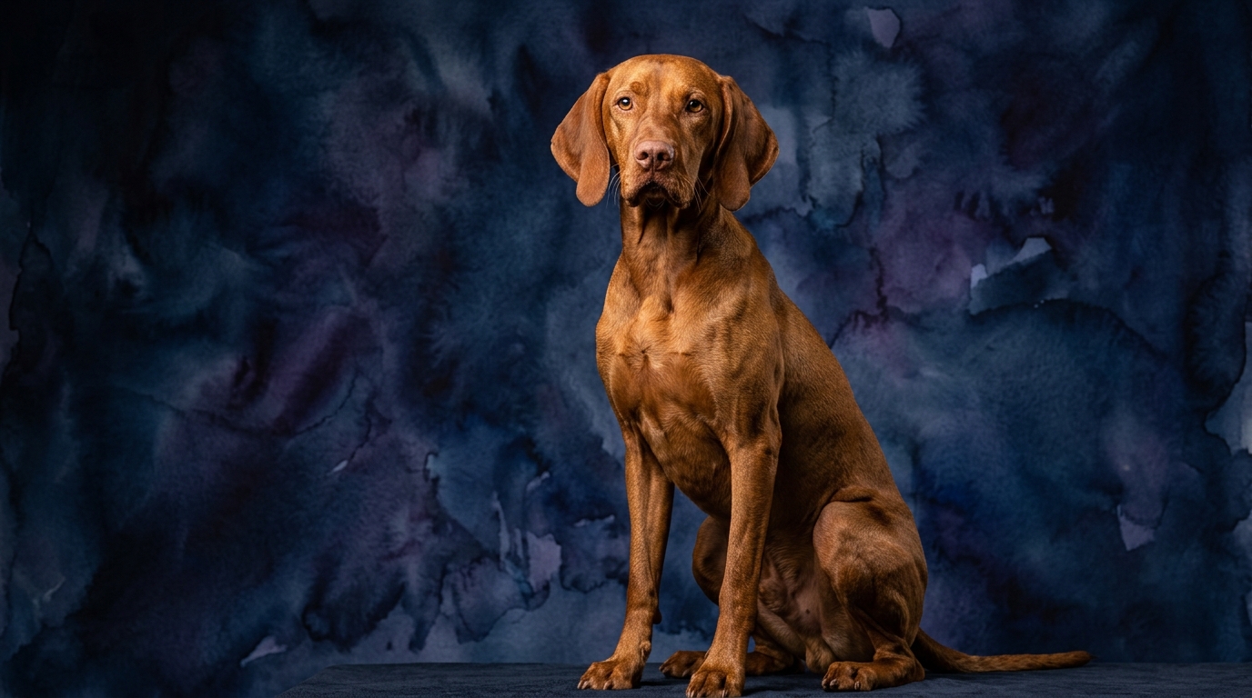 Vizsla dog portrait — Vizsla cognitive intelligence profile, Pet IQ Lab